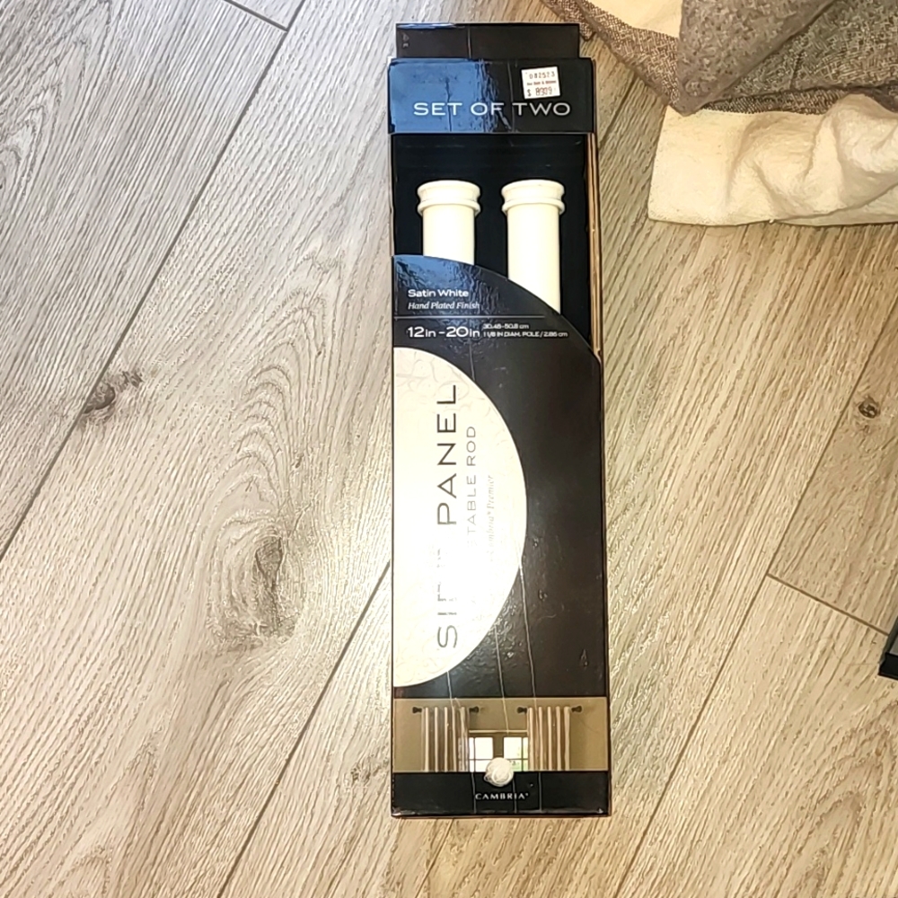 Cambria Side Panel Curtain Rods ( set of 2)